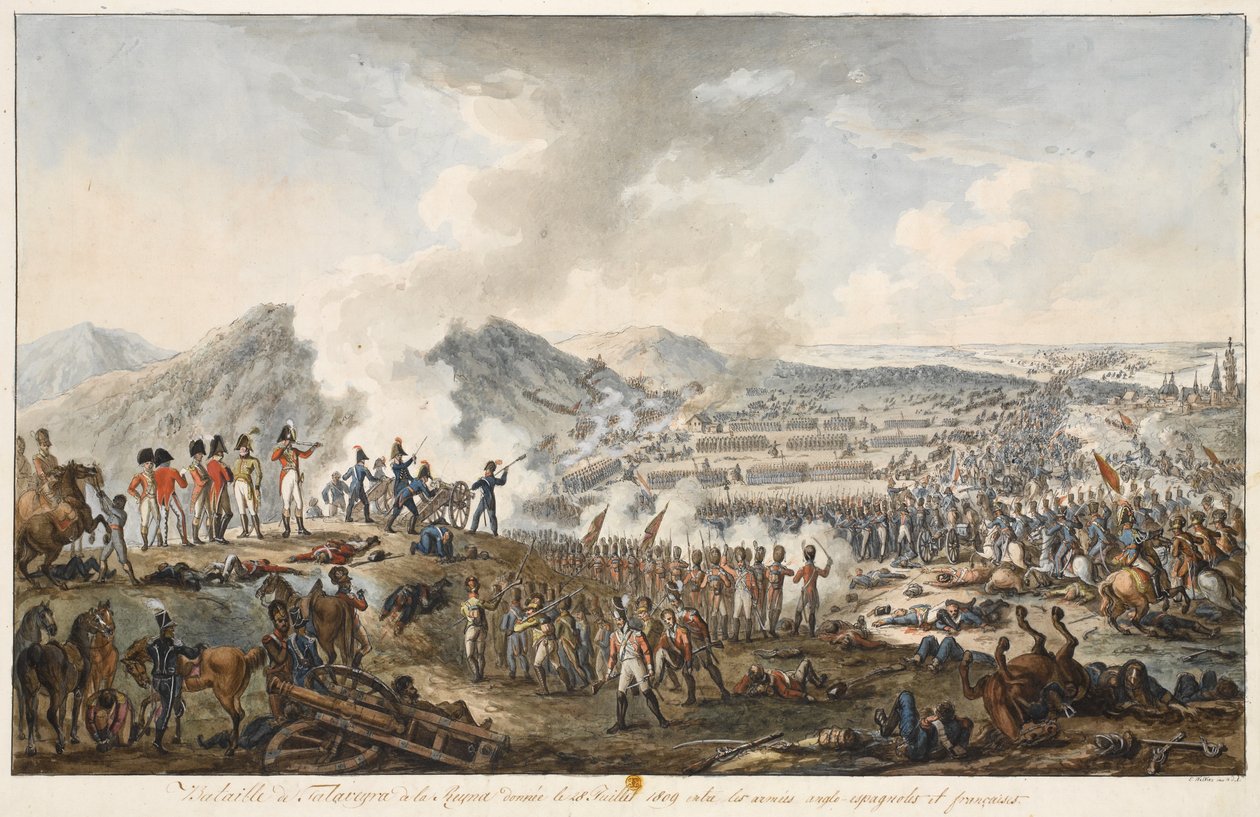 Battle of Talavera, 28 July 1809, 1809 by E. Walker
