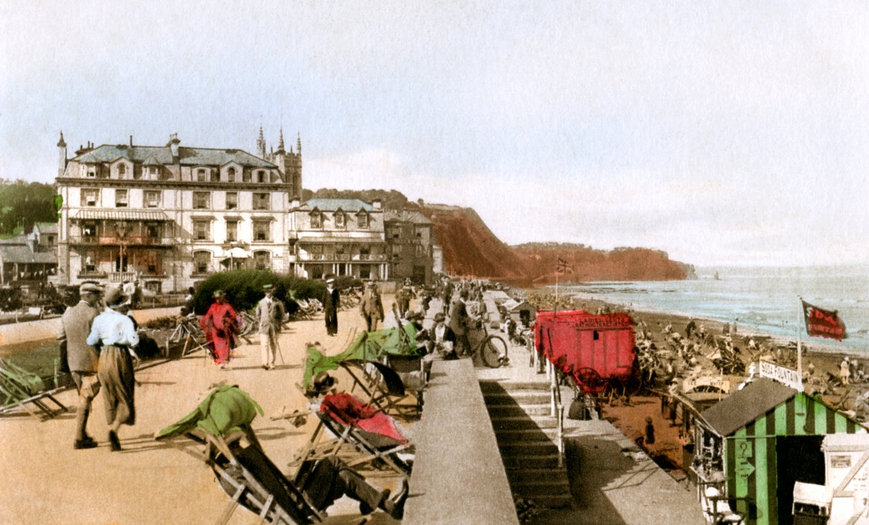 East Cliff Promenade, Teignmouth, Devon by EP Bucknall