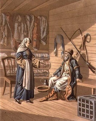 A Grebensky Cossack, Engraved by A. Manz by E. (after) Karnejeff