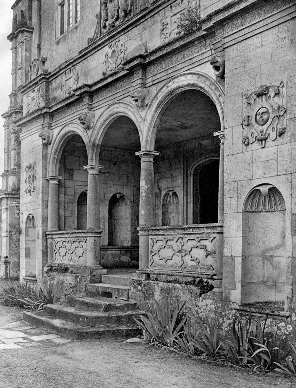 The Loggia, Cranborne Manor House, Dorset by E. Bastard