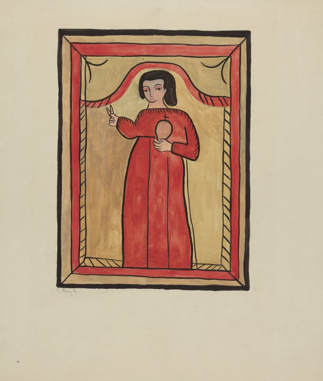 The Christ Child-Retalba El Nino Perdido, The Lost Child a Retabla, 1935-1942 by E. Boyd