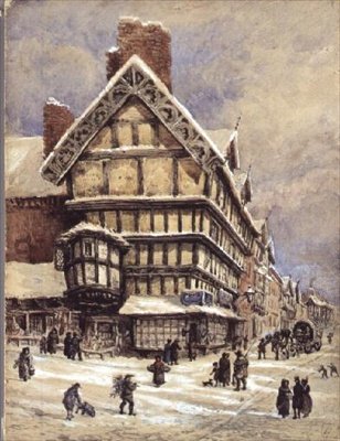 The High Street, Shrewsbury by E. Hay