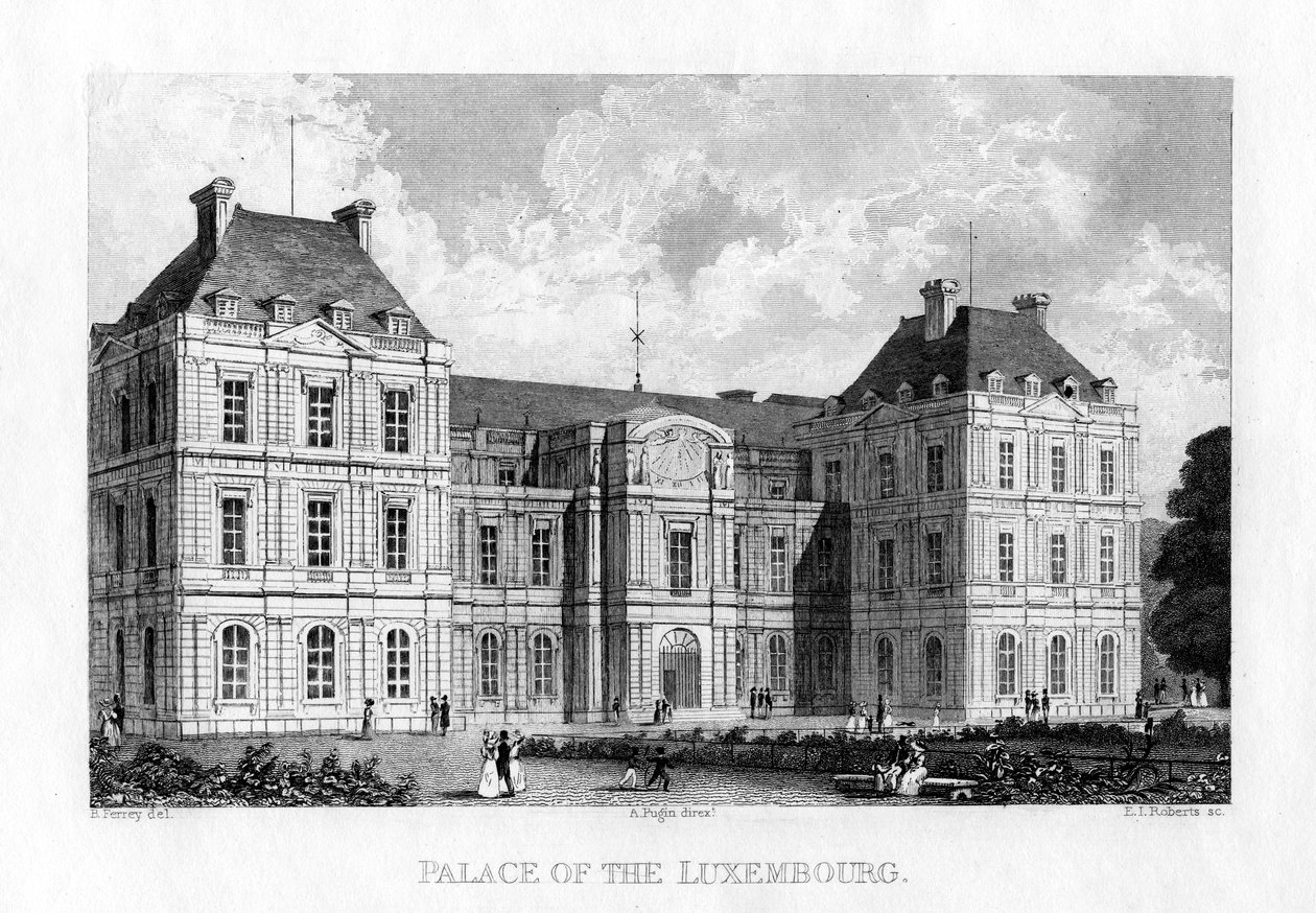 Luxembourg Palace, Paris by E. I. Roberts