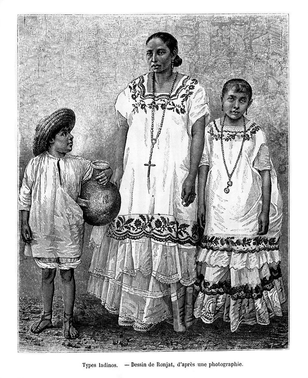 Latino Types, 19th Century by Etienne Antoine Eugene Ronjat