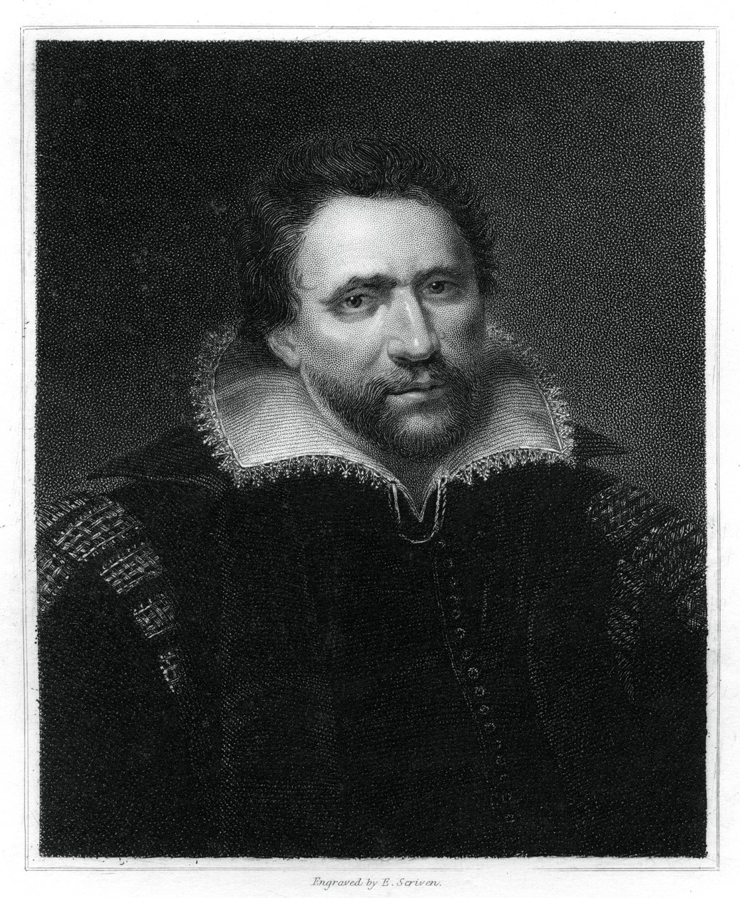 Benjamin Jonson, English Renaissance dramatist, poet and actor by E. Scriven