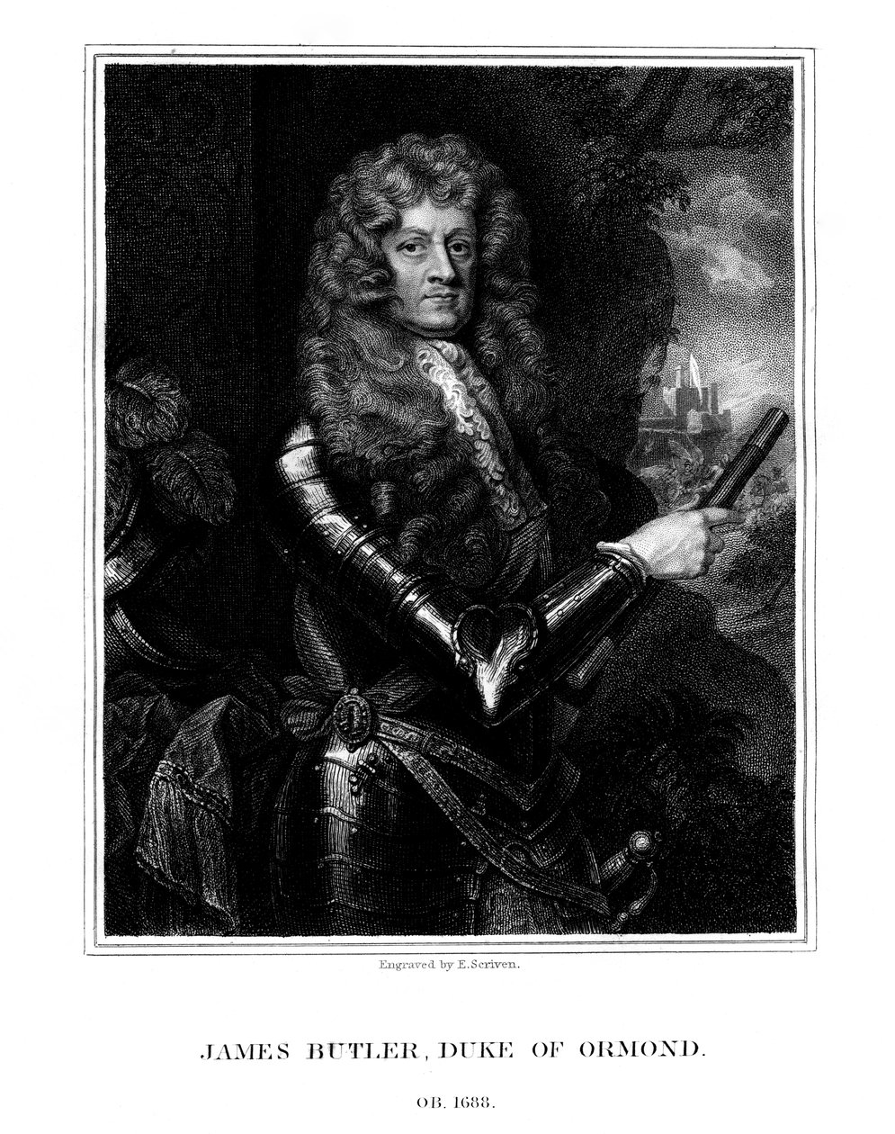 James Butler, 1st Duke of Ormonde, Anglo-Irish Statesman and Soldier by E. Scriven