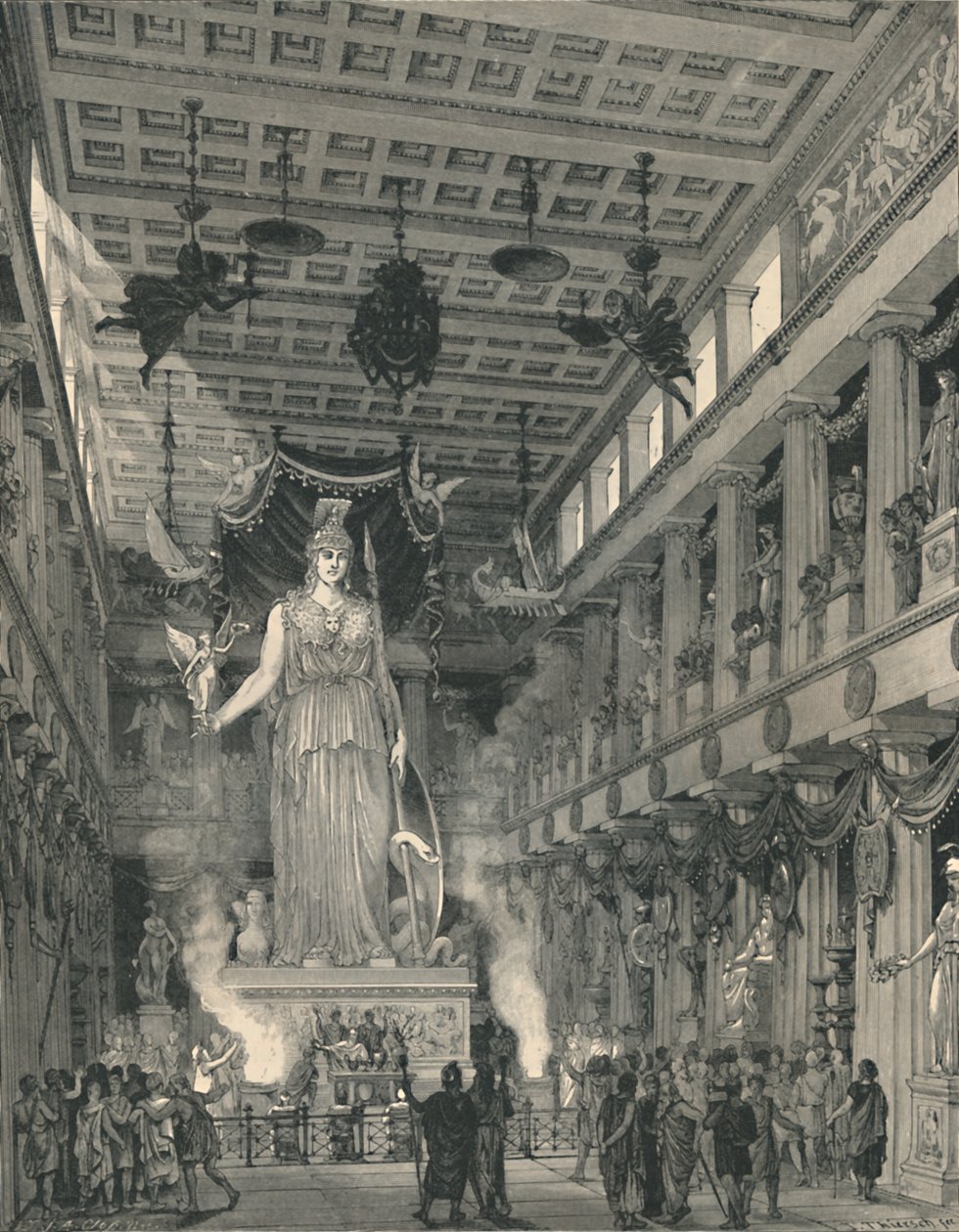 The Temple of Athené Parthenos, Restored by E Thiersch