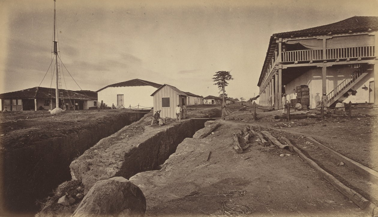 Acajutla, 1877 by Eadweard Muybridge