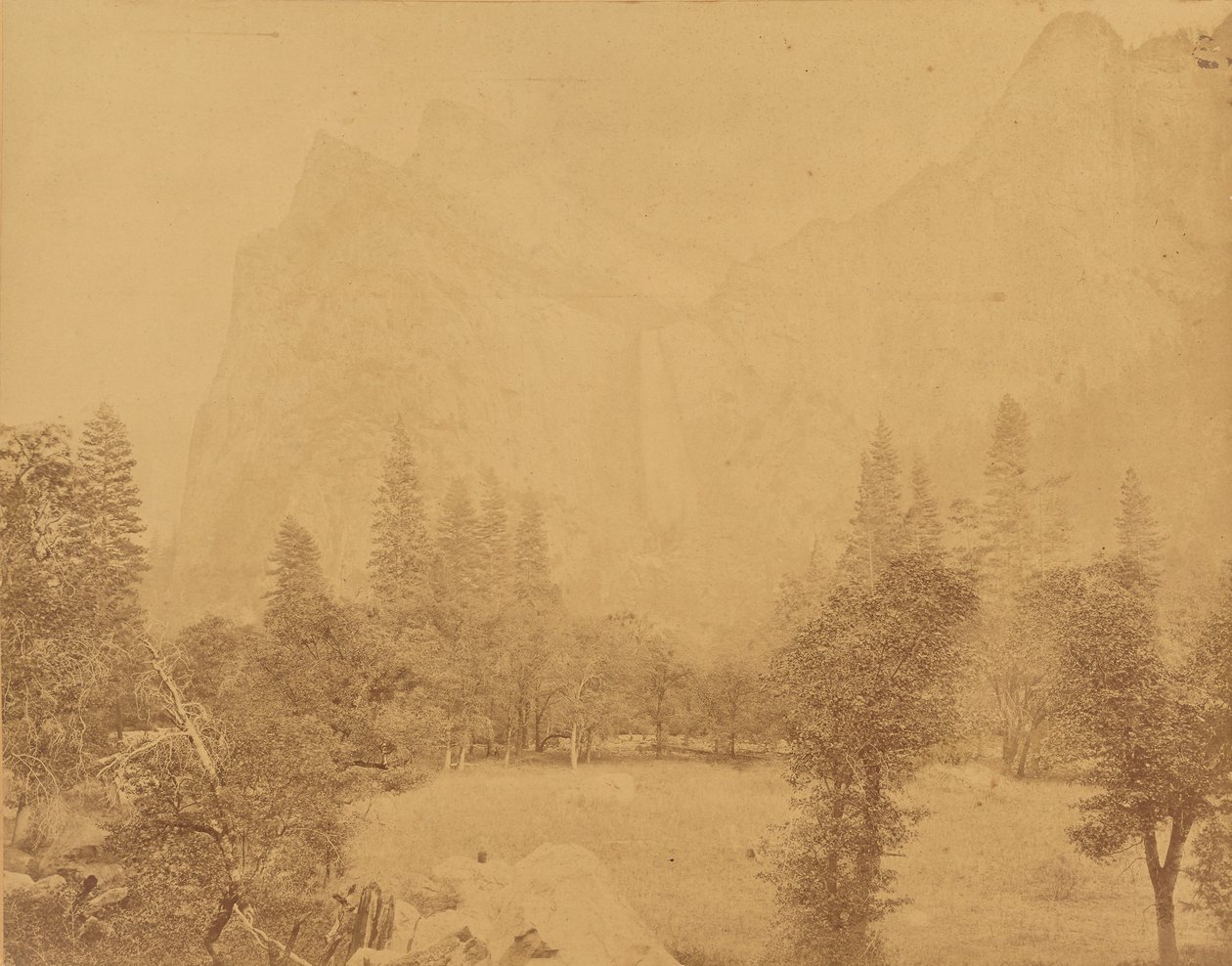 Pohona. Valley of the Yosemite by Eadweard J. Muybridge