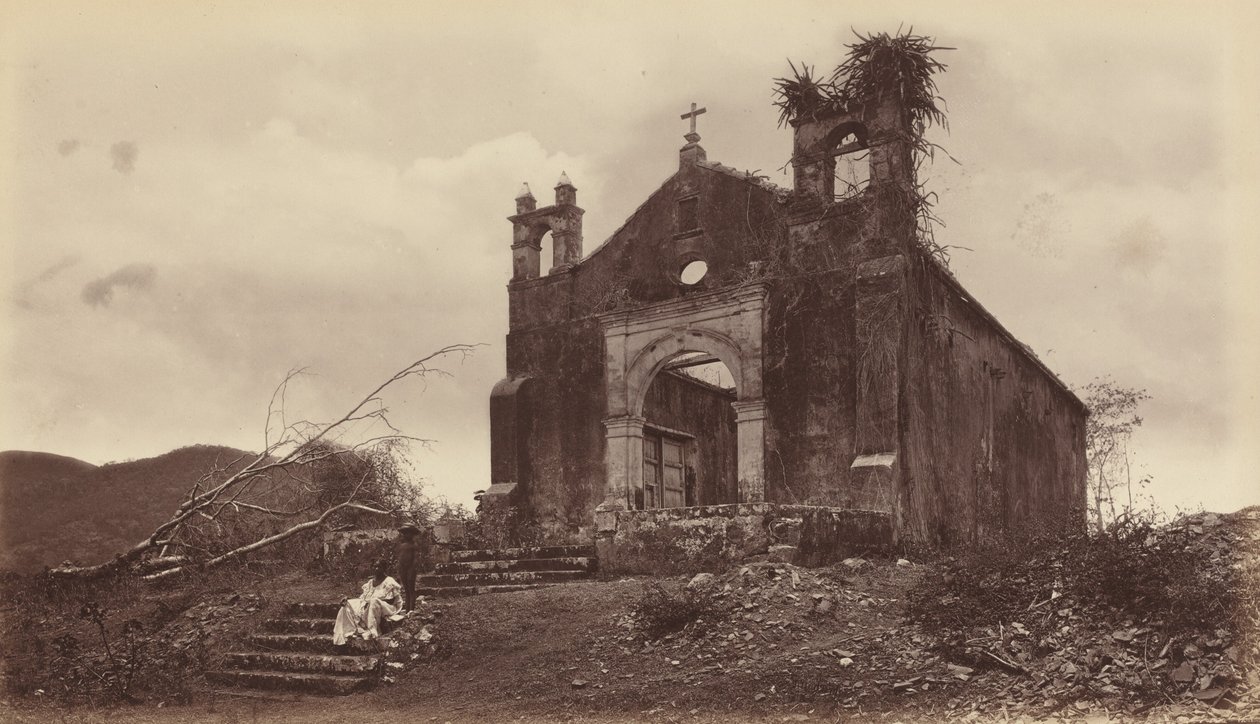 Ruins of the Church of San Miguel, Panama by Eadweard Muybridge