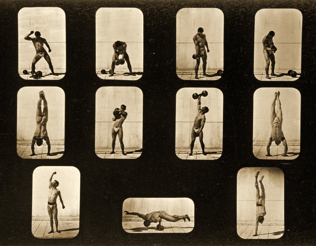 Athletes. Posturing from the 