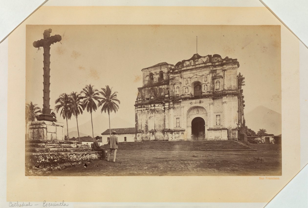 Cathedral, Escuintla, Guatemala by Eadweard Muybridge