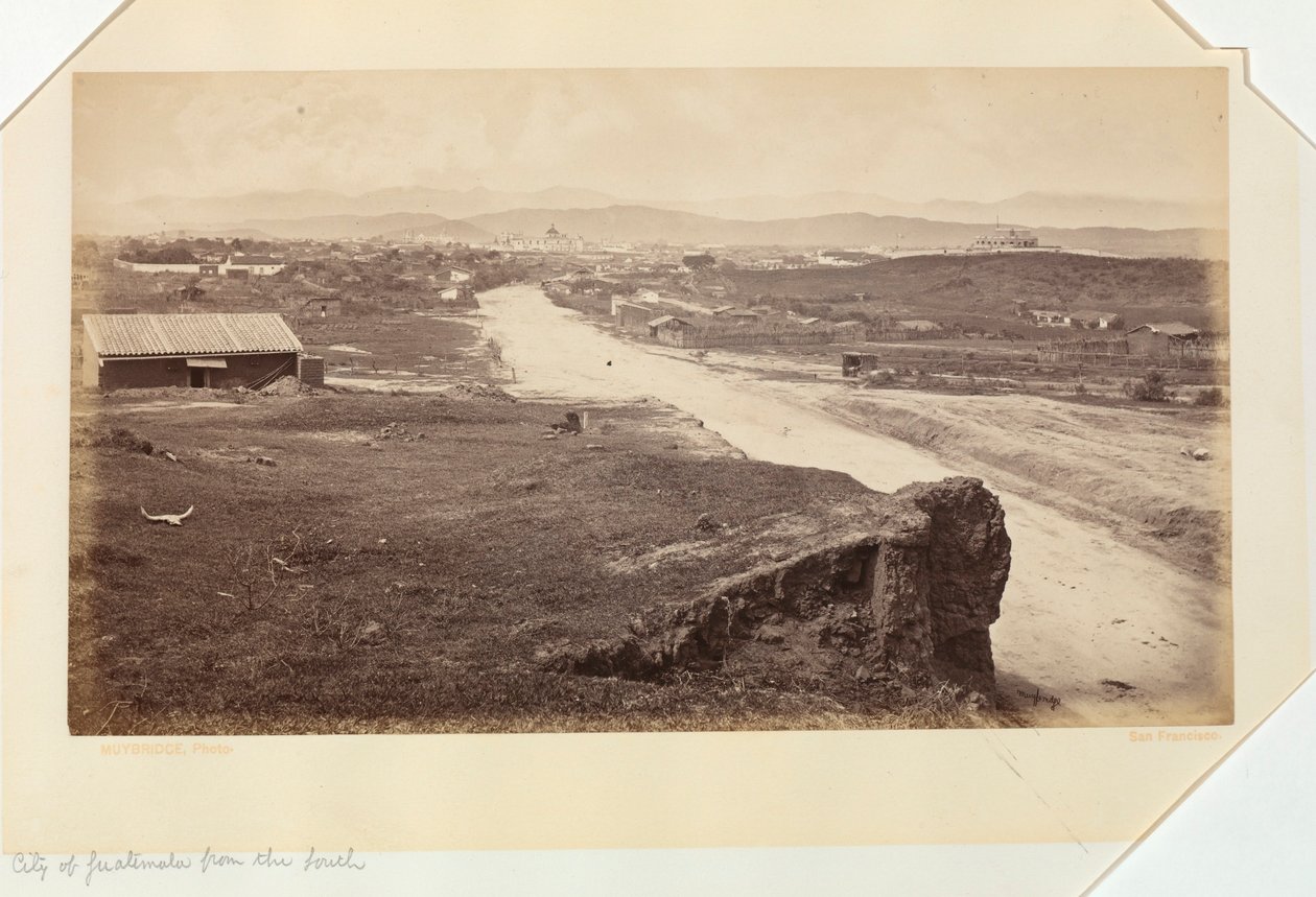 City of Guatemala from the South by Eadweard Muybridge