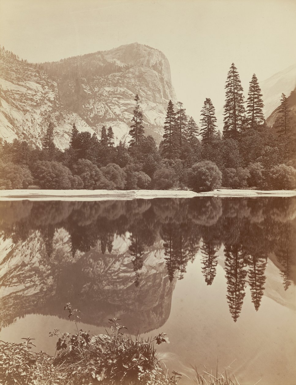 Mirror Lake, Yosemite Valley, 1872 by Eadweard Muybridge