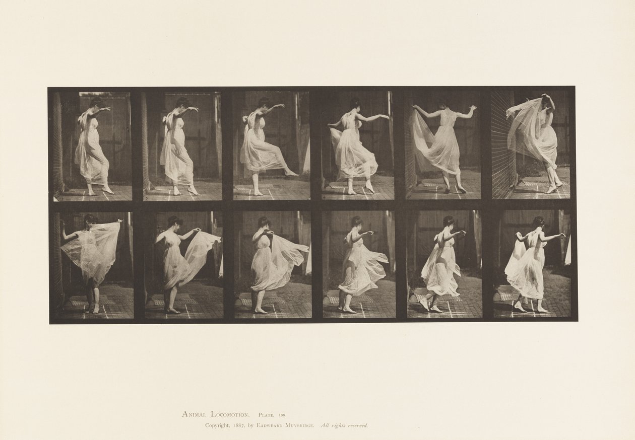 Plate 188. Dancing (fancy) by Eadweard Muybridge