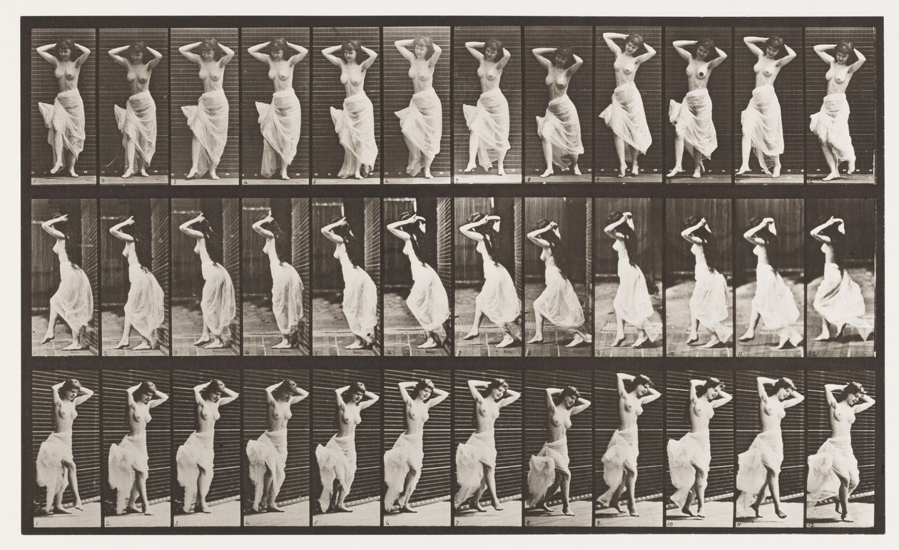 Plate 190. Dancing (Nautch) by Eadweard Muybridge