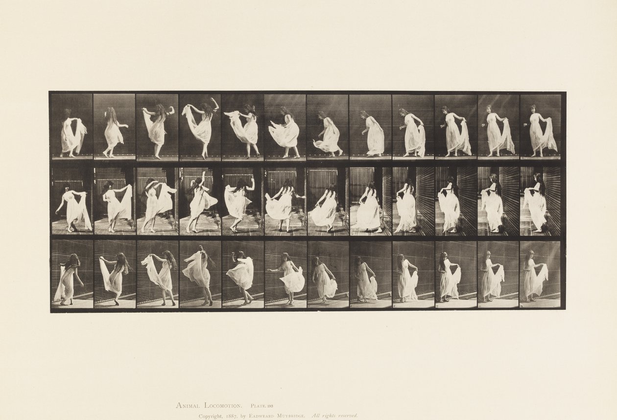 Plate 193. Dancing (Fancy) by Eadweard Muybridge