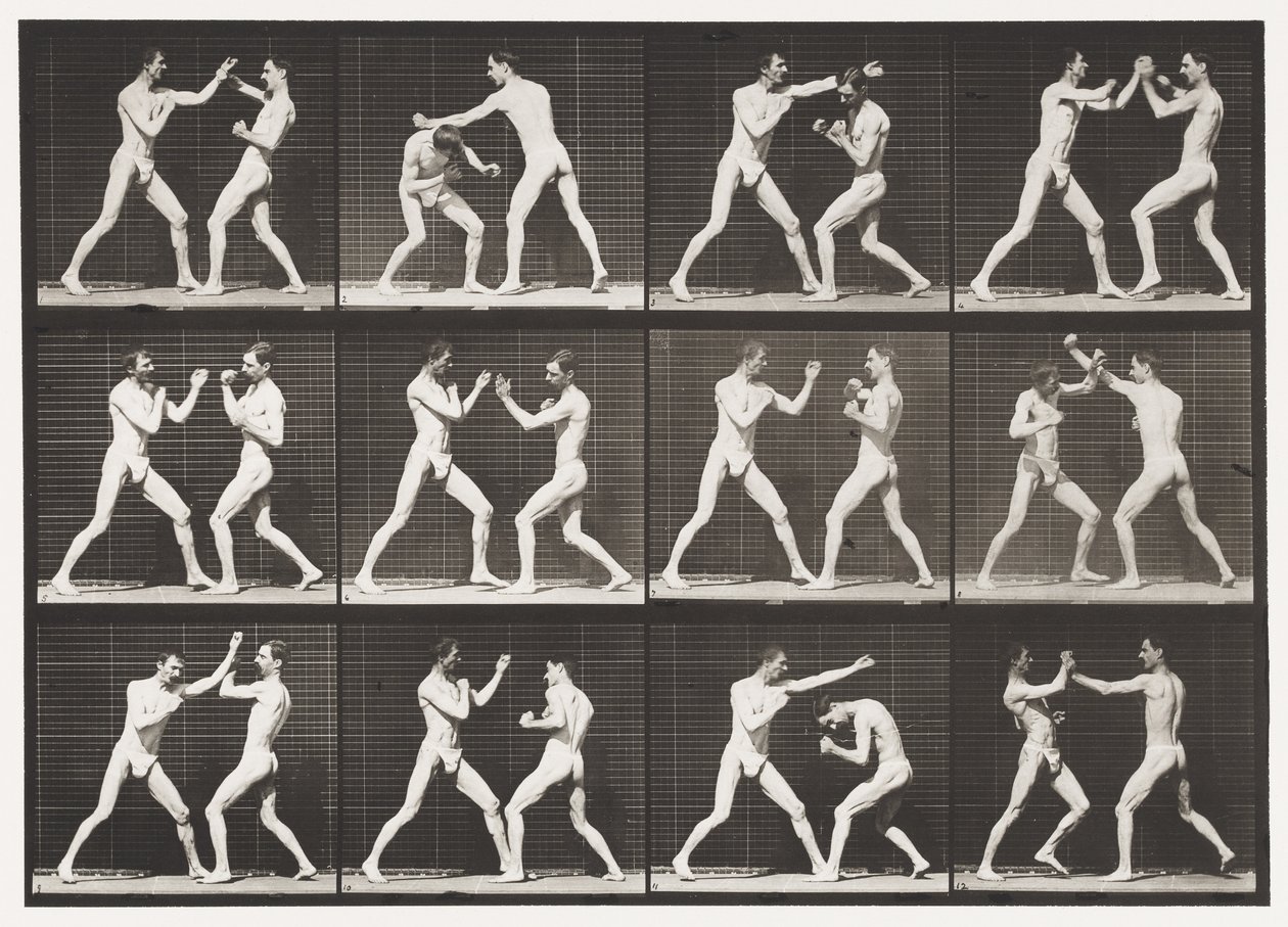 Boxing; Open Hand (Shoes) by Eadweard Muybridge