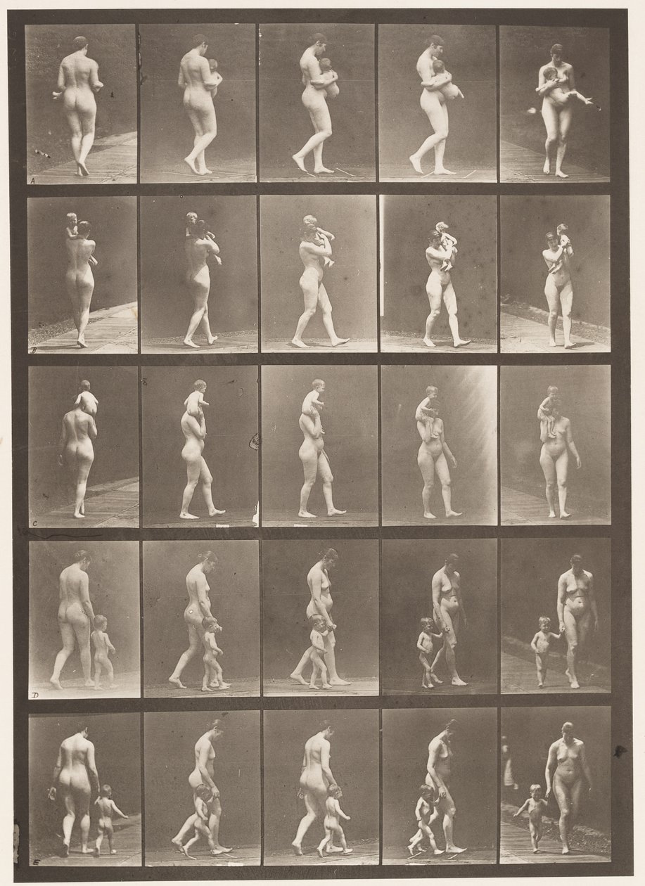 Plate 528. A, B, C by Eadweard Muybridge