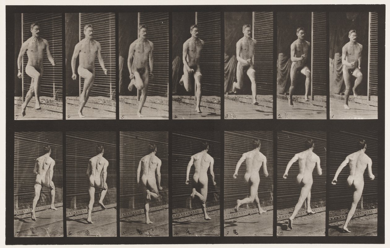 Plate 66. Running by Eadweard Muybridge