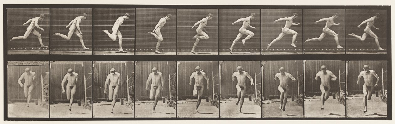 Running, 1872-1885 by Eadweard Muybridge