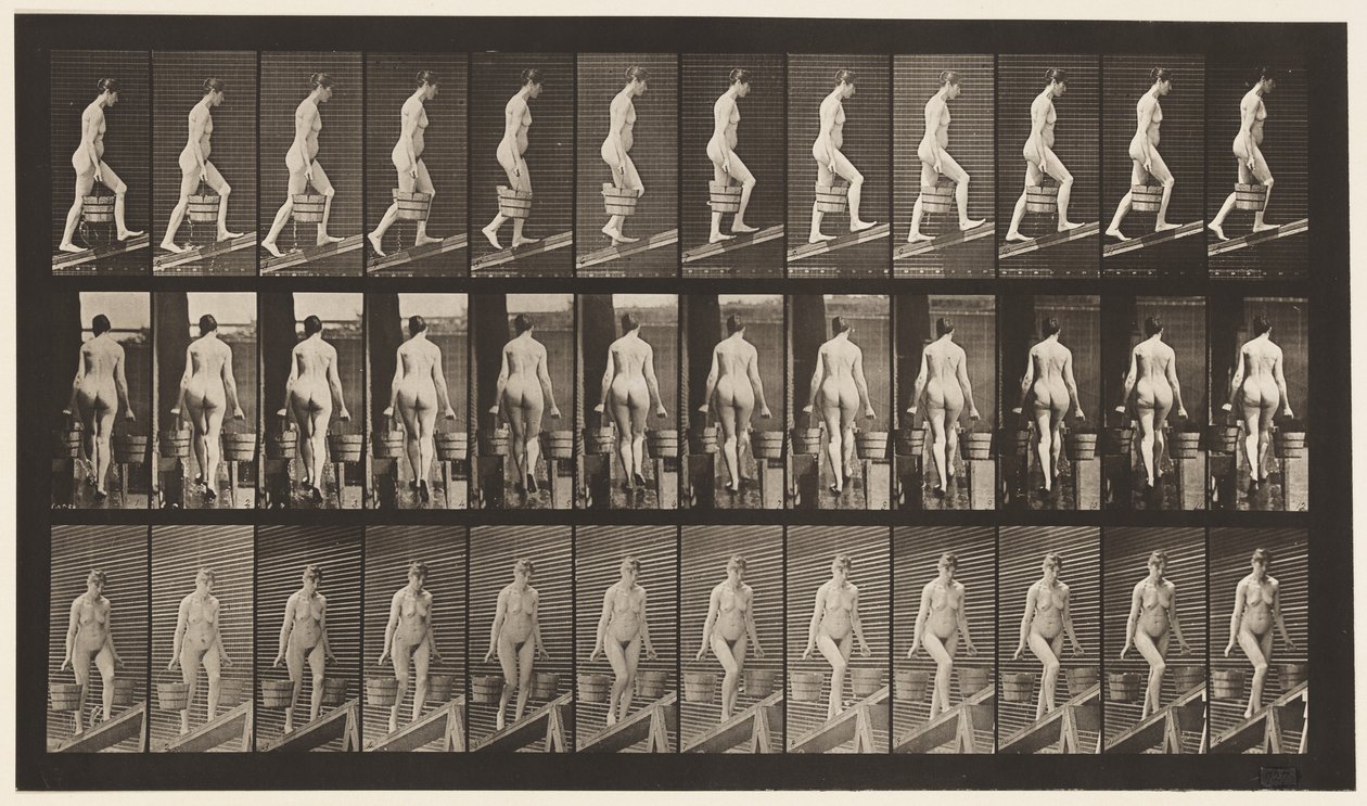 Plate 81. Ascending Incline by Eadweard Muybridge