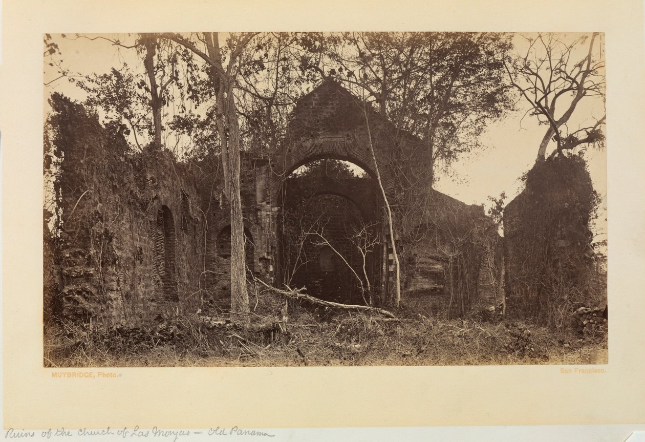 Ruins of the Church of Las Monjas, Old Panama by Eadweard Muybridge