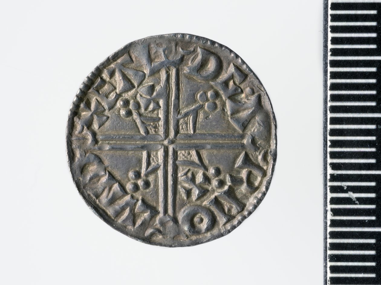 Penny of Æthelred II, London mint, 978 (reverse) by Ealdgar Ealdgar