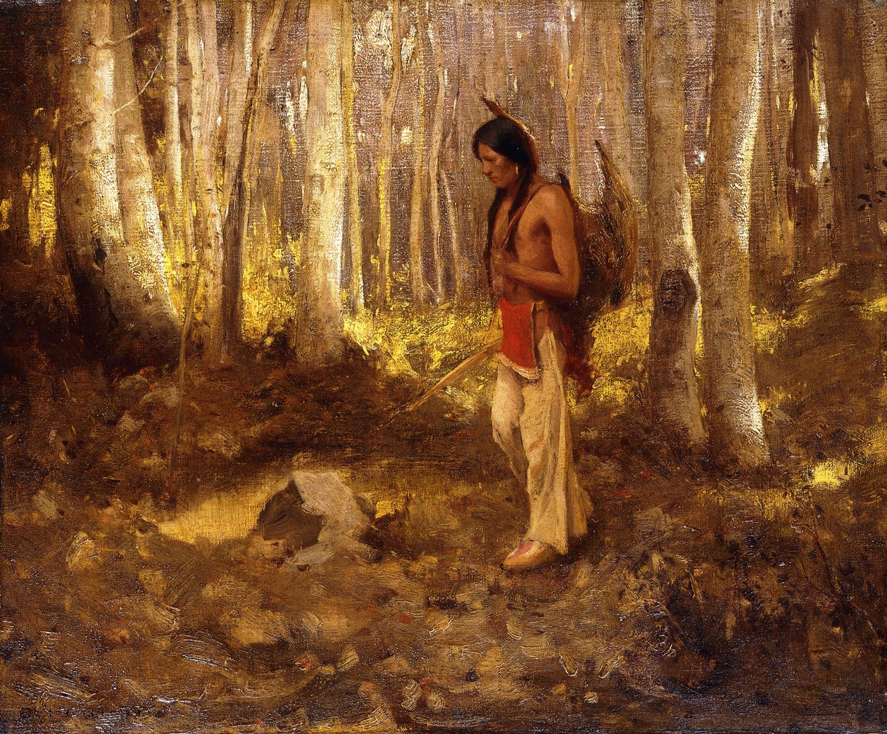 Lone Hunter by Eanger Irving Couse