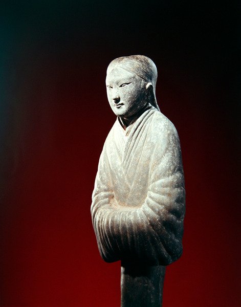 Tomb Figure, Possibly from Shensi Province (detail) by Eastern Han Dynasty Chinese School