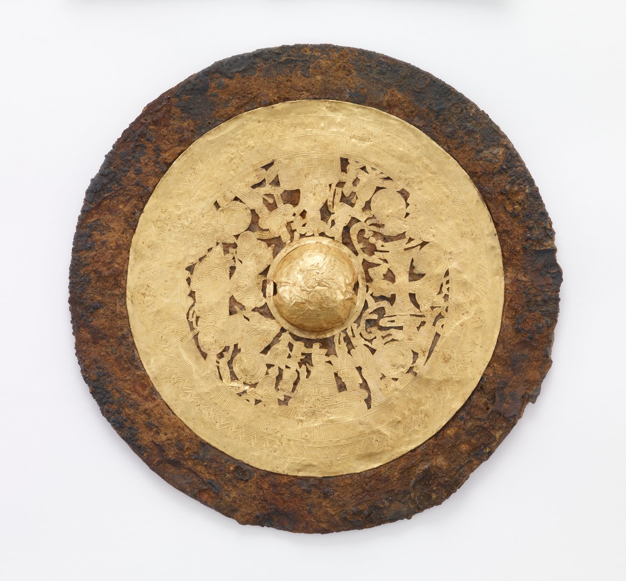 Mirror with Queen Mother of the West (Xiwangmu) and Duke Father of the East (Dongwanggong), 25-220 by Eastern Han Dynasty Chinese School