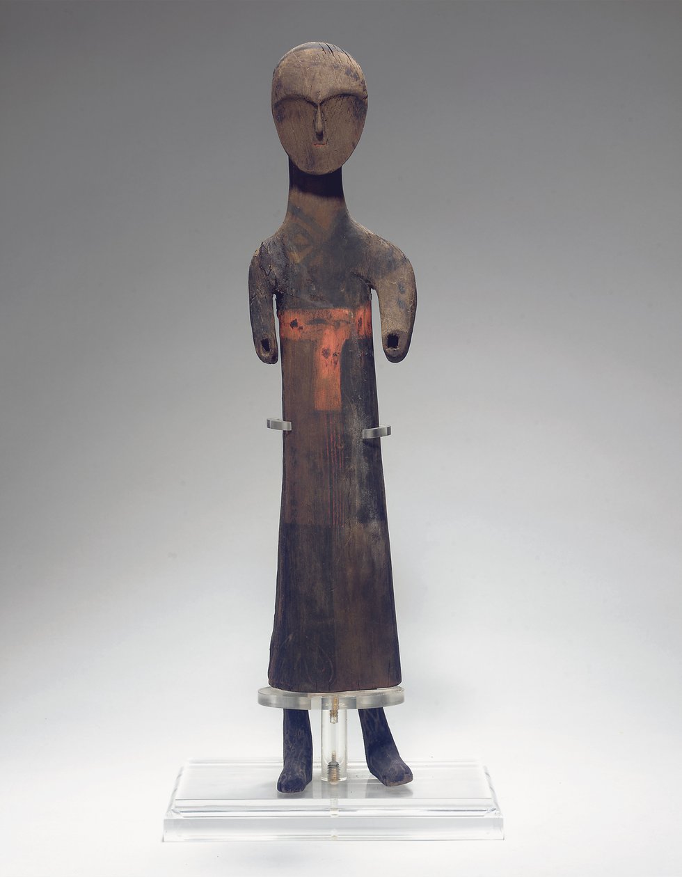 Carved figure of an attendant, 475-221 BC by Eastern Zhou Dynasty Chinese School