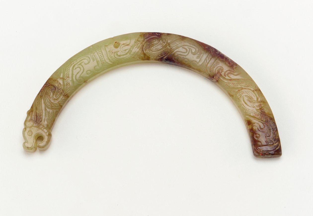 Dragon Pendant by Eastern Zhou Dynasty Chinese School