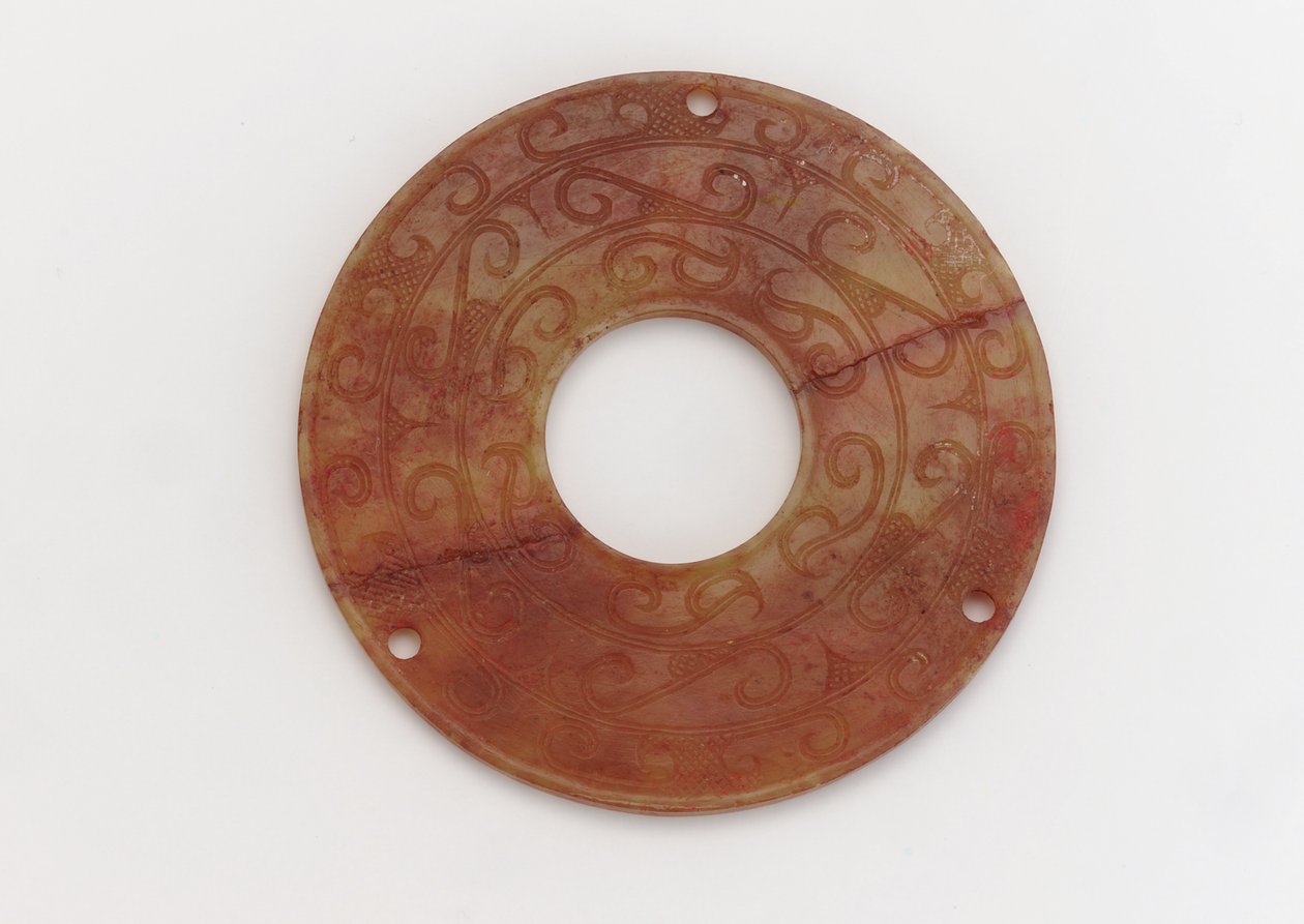 Ornamental disk, 4th-3rd century BC by Eastern Zhou Dynasty Chinese School