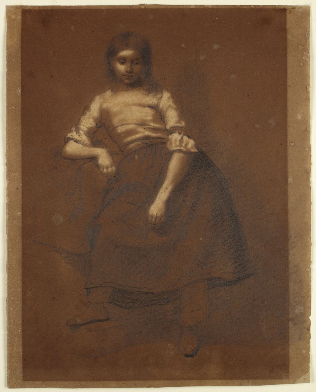 Dutch Peasant Girl by Eastman Johnson
