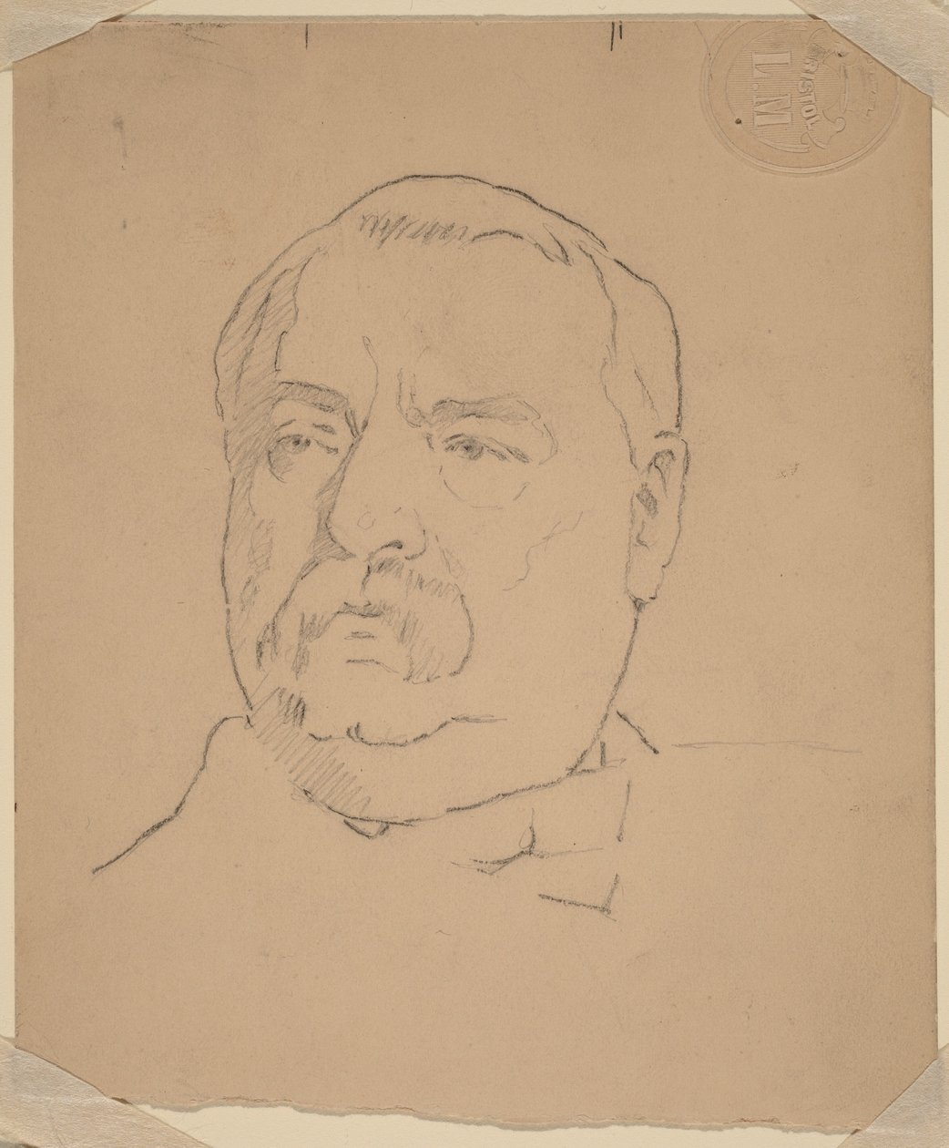 Grover Cleveland [recto] by Eastman Johnson
