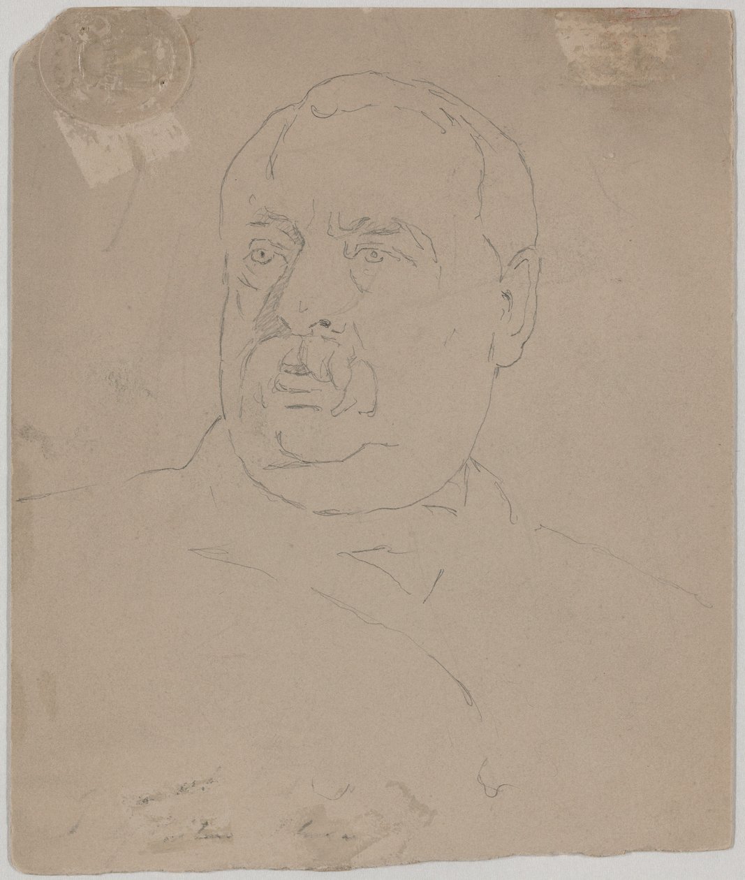 Grover Cleveland (verso) by Eastman Johnson