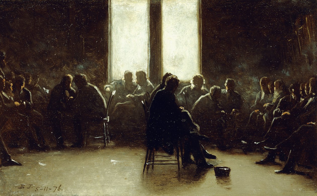 Study for The Nantucket School of Philosophy by Eastman Johnson