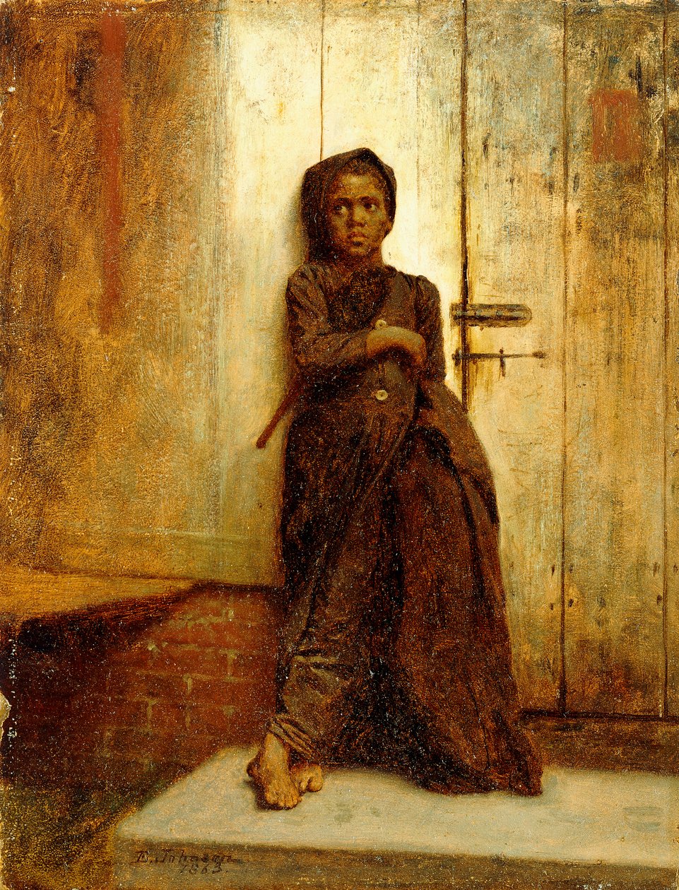 The Chimney Sweep by Eastman Johnson
