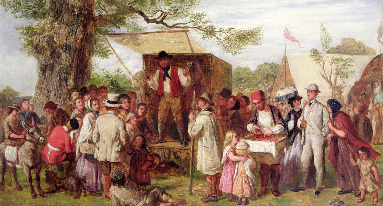 Cheap Jack at the Country Fair by Ebenezer Newman Downard