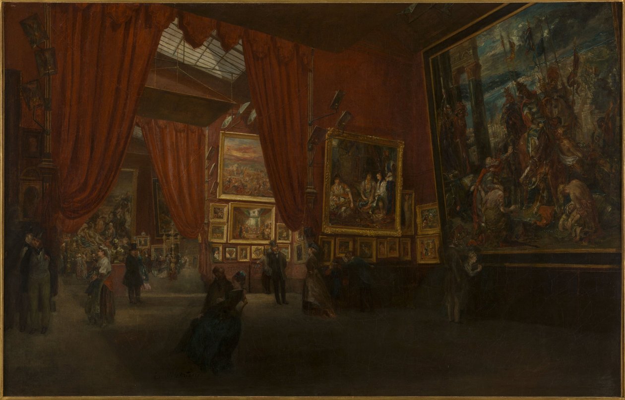 Exhibition of works by Eugène Delacroix, at the Galerie Martinet, boulevard des Italiens, in 1864 by Ed. Albertini