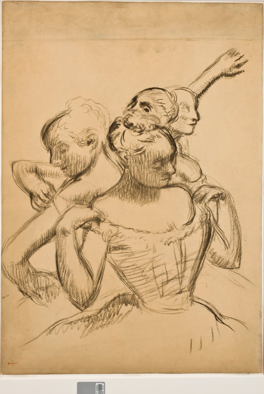 Group of Four Dancers by Edgar Degas