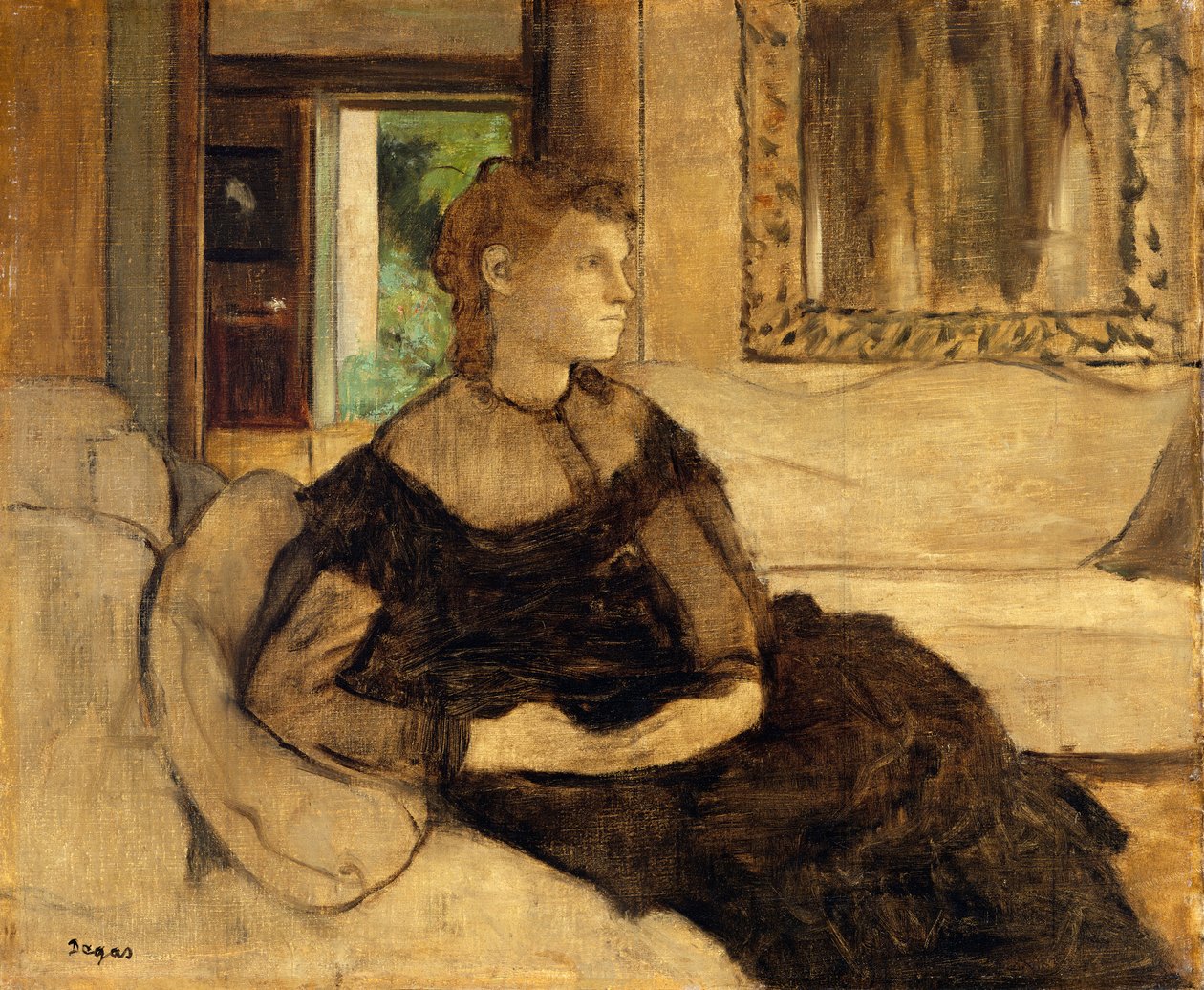 Madame Théodore Gobillard, née Yves Morisot by Edgar Degas