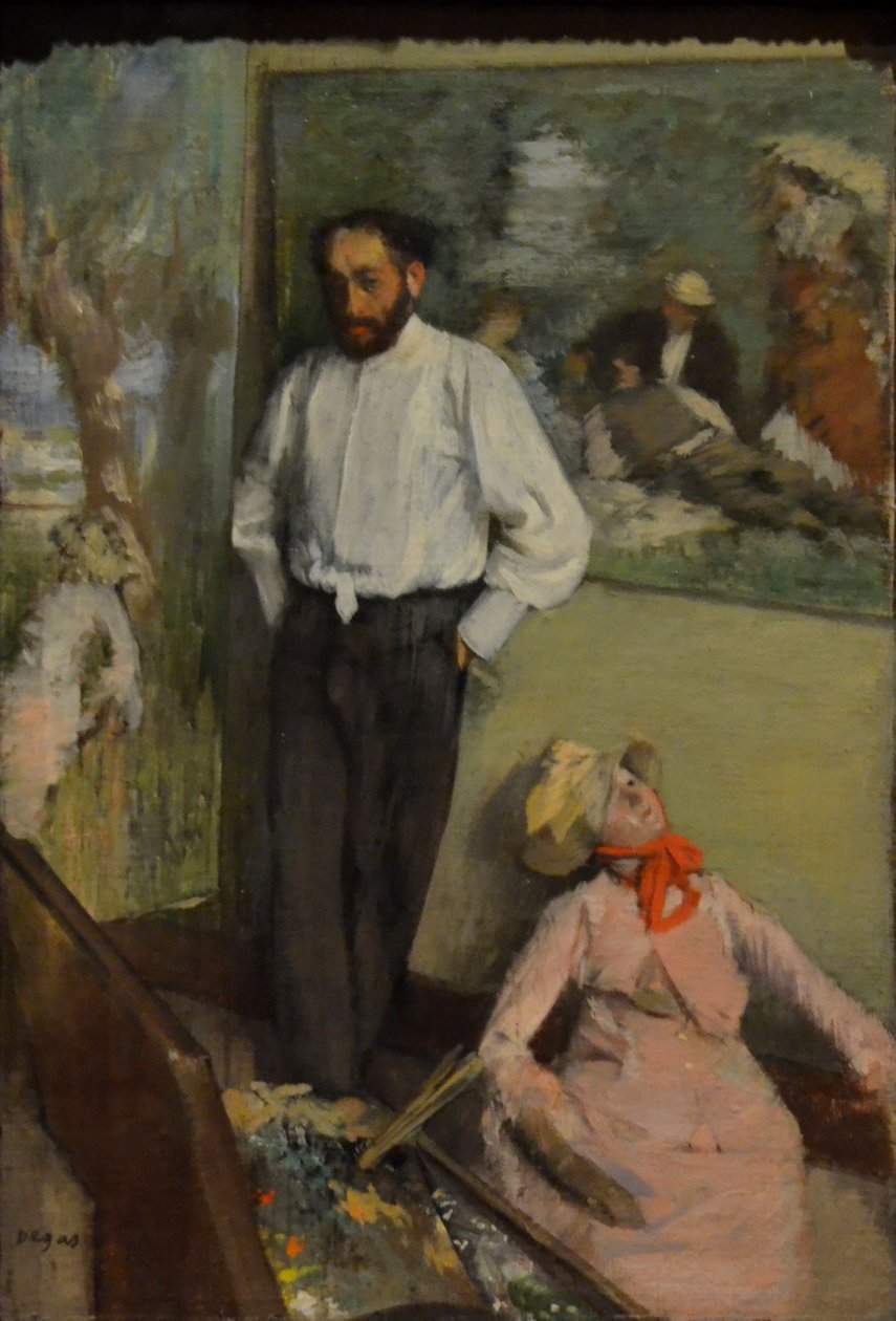 Portrait of Henri-Michel Lévy by Edgar Degas