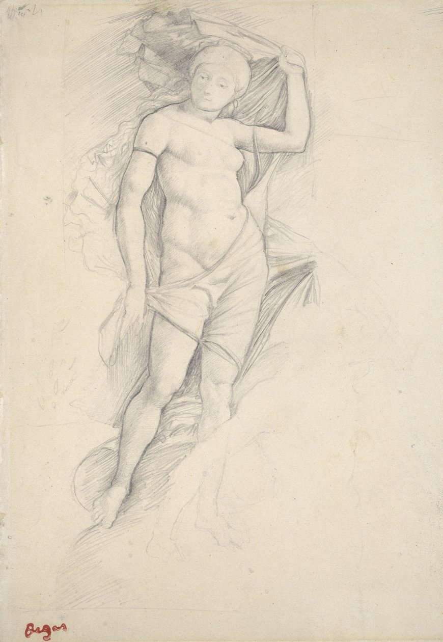 Venus, after Mantegna by Edgar Degas