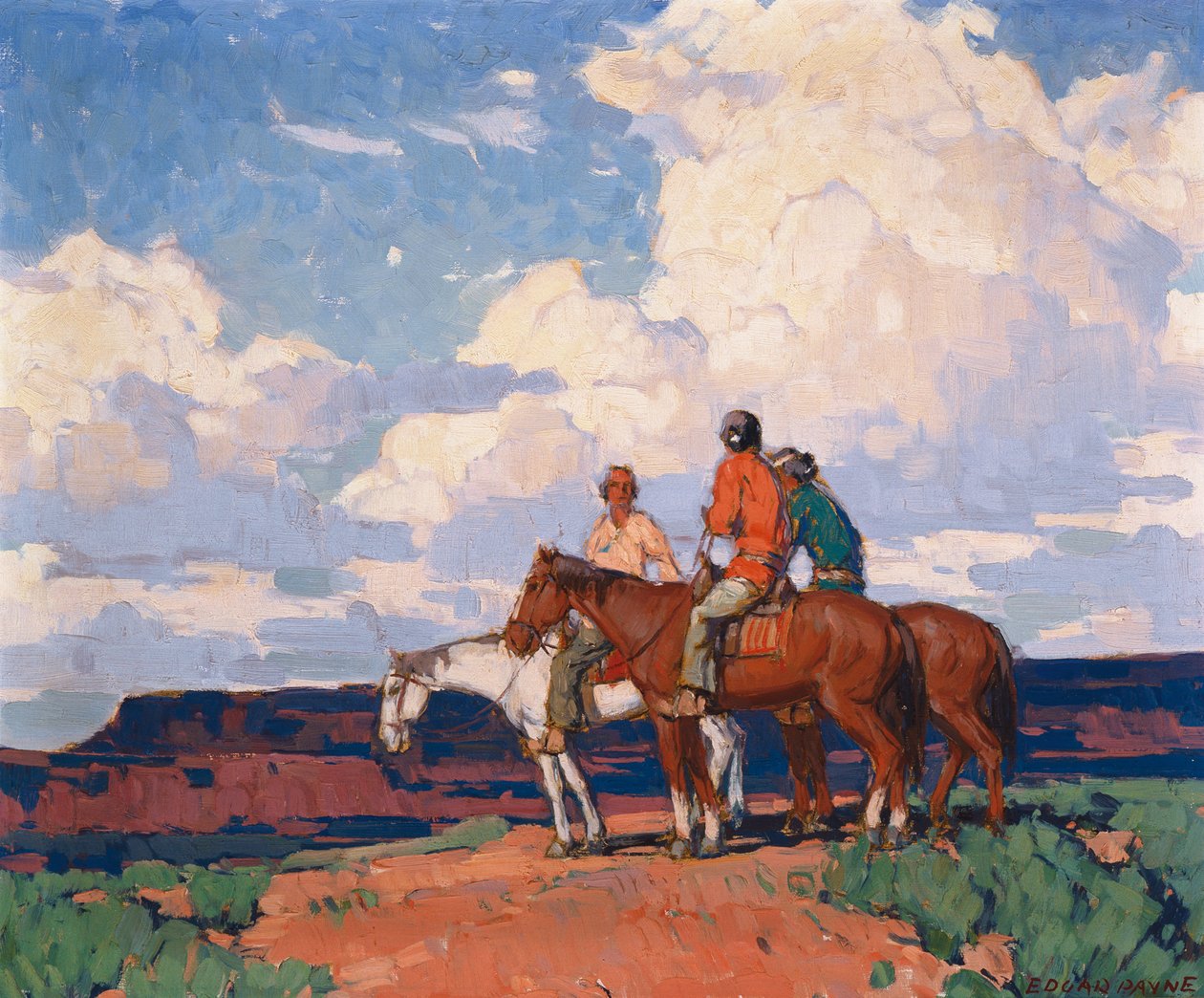 Riders on Horseback by Edgar Alwin Payne
