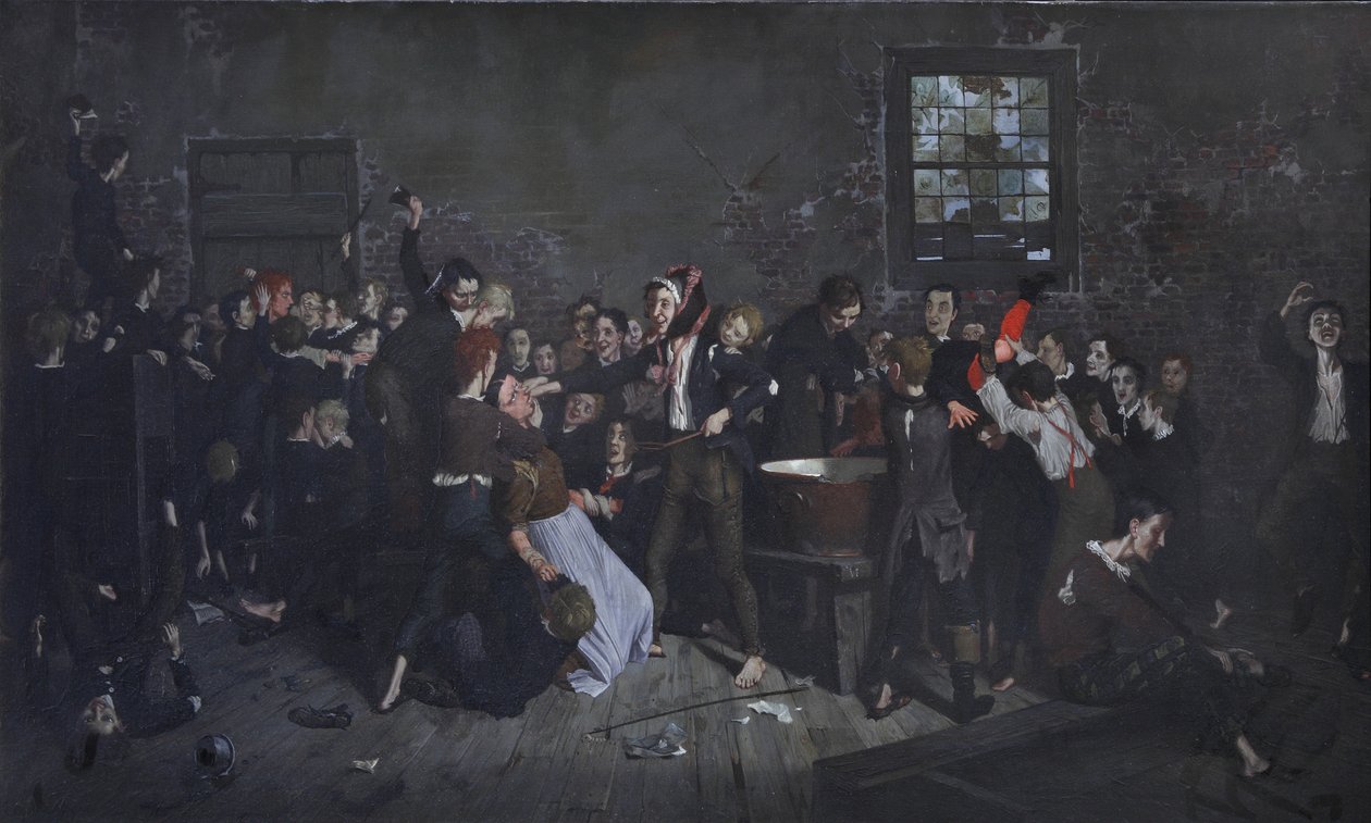 Dotheboys Hall Breaks Up Forever, 1862-1922 by Edgar Bundy