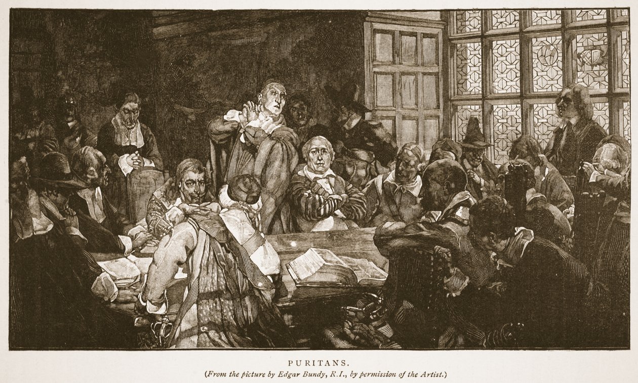 Puritans, illustration from 
