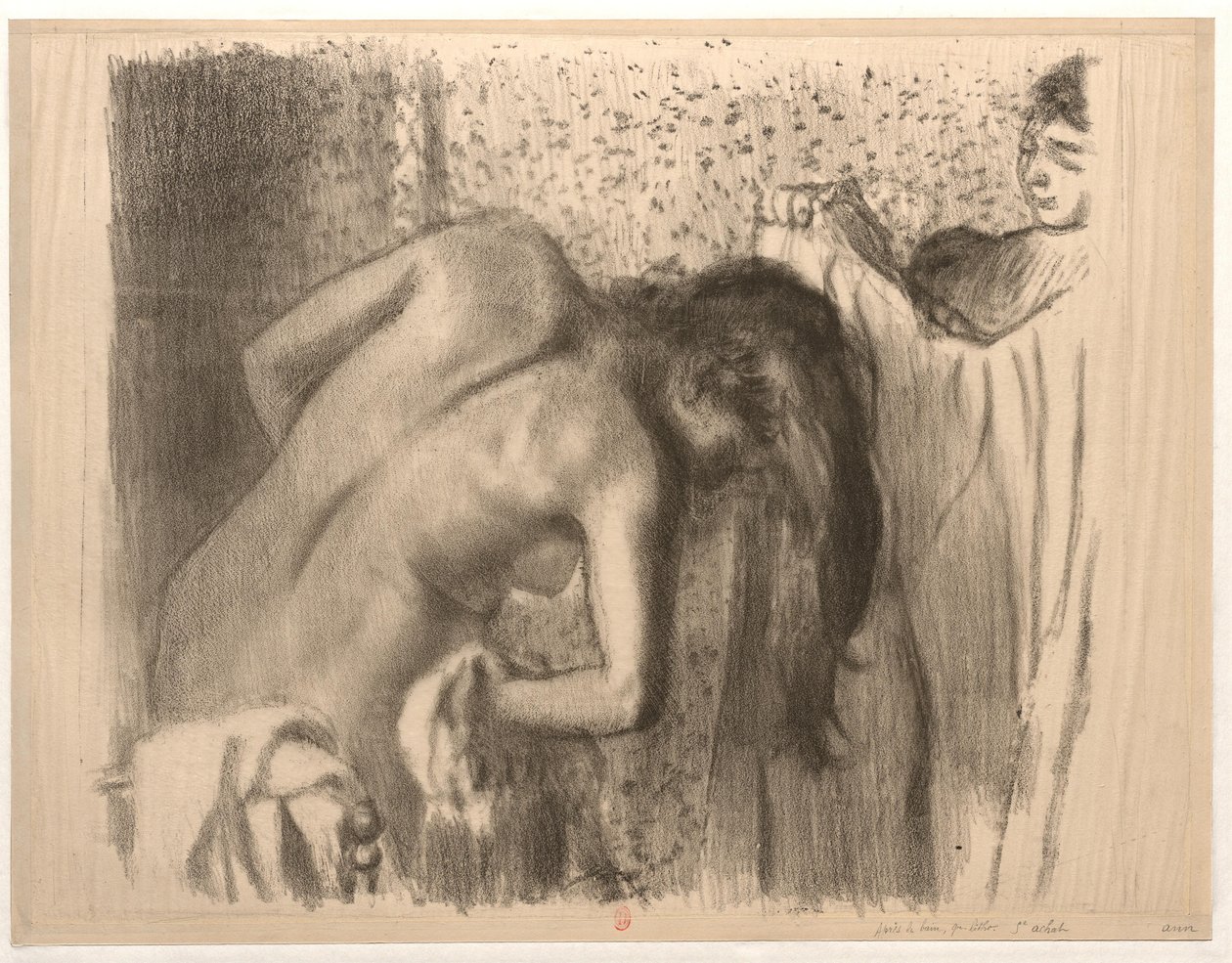 After the Bath by Edgar Degas