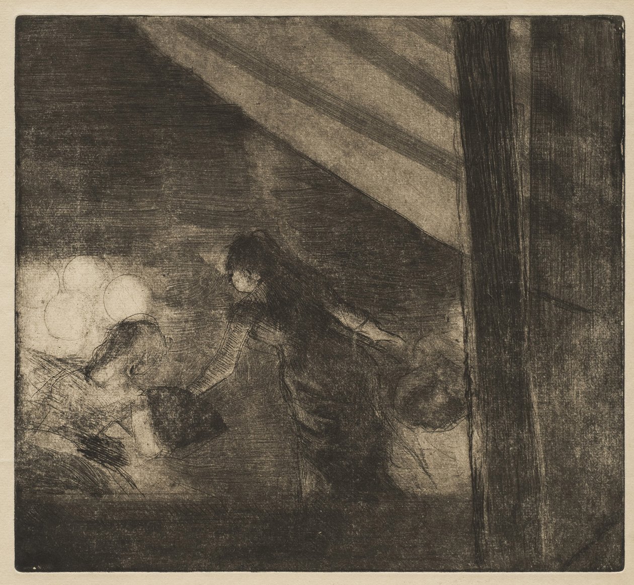 At the Café des Ambassadeurs by Edgar Degas